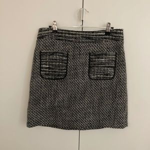 Black Tweed Skirt, NWOT